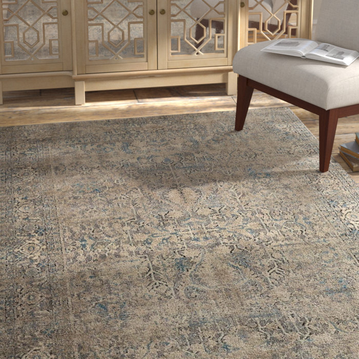 Bloomsbury Market Diez Gray/Stone Area Rug Wayfair